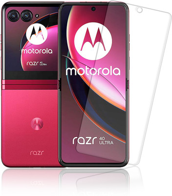 Comet Busters Edge To Edge Screen Guard for Moto Razr 40 Ultra(Pack of 1)
