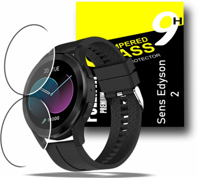 FINCH Edge To Edge Screen Guard for SENS EDYSON 2 Smartwatch with 1.32 Round IPS Display with BT Calling(Pack of 2)