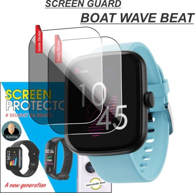 KANCHA Edge To Edge Screen Guard for BOAT WATCH WAVE BEAT(Pack of 2)