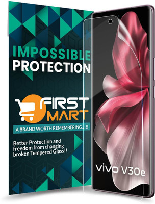 FIRST MART Edge To Edge Screen Guard for Vivo V30e 5G, Vivo V30e, V30e, V30e 5G, ( Not a Tempered Glass, it’s a Nano Fiber Guard)(Pack of 1)