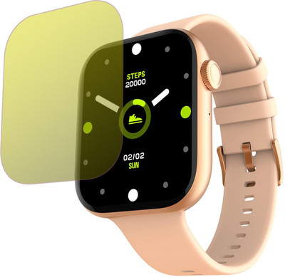 EJZATI Edge To Edge Screen Guard for FIRE BOLTT FIGHTER SMARTWATCH(Pack of 1)