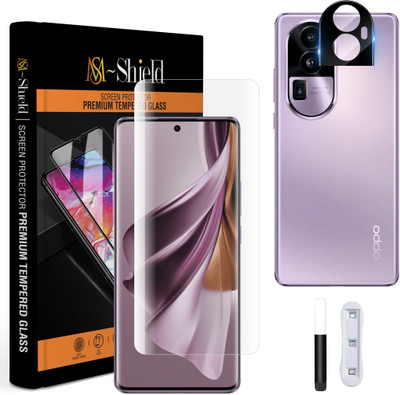 MS-Shield Edge To Edge Screen Guard for OPPO Reno 10 Pro+ 5G, With Camera Lens Protector(Pack of 1)