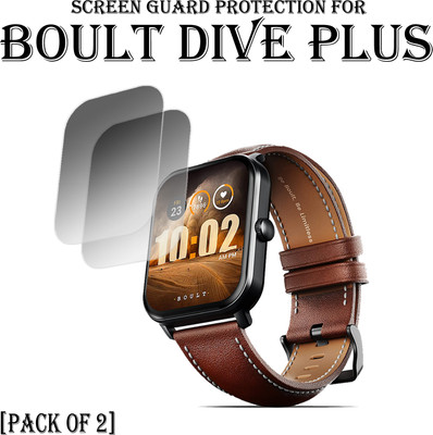 EJZATI Edge To Edge Screen Guard for BOULT DIVE PLUS SMARTWATCH(Pack of 2)