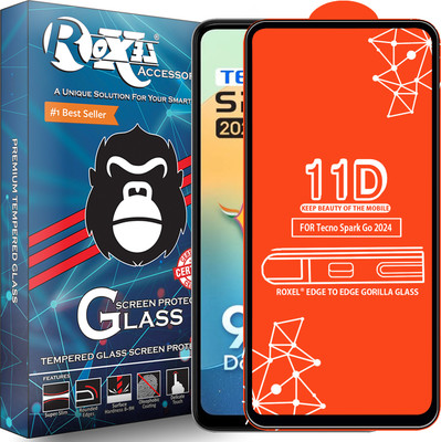 Roxel Edge To Edge Screen Guard for Tecno Spark Go 2024(Pack of 1)