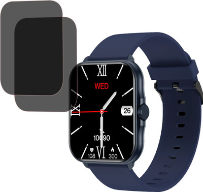 EJZATI Edge To Edge Screen Guard for FIRE BOLTT ETERNO SMARTWATCH(Pack of 2)
