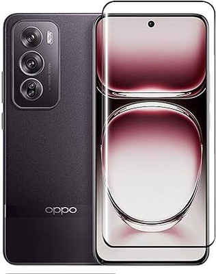 GET PAY Edge To Edge Screen Guard for UV Tempered Glass for Oppo Reno 12 Pro 5G Screen Protector Full Adhesive UV Glue Curved Edge to Edge Full Screen Coverage(Pack of 1)