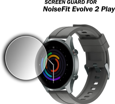 ejzatex Edge To Edge Screen Guard for NOISEFIT EVOLVE 2 PLAY SMARTWATCH(Pack of 1)