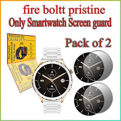 daffin Edge To Edge Screen Guard for Fire-Boltt Pristine(Pack of 2)