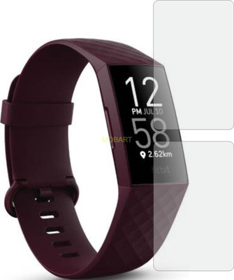 MOBART Edge To Edge Screen Guard for FITBIT CHARGE 4(Pack of 2)