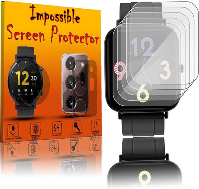 FCS Edge To Edge Screen Guard for Zebronics Zeb-Fit180CH(Pack of 5)