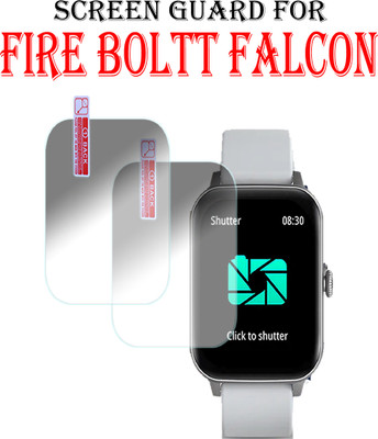 EJZATI Edge To Edge Screen Guard for FIRE BOLTT FALCON SMARTWATCH(Pack of 2)