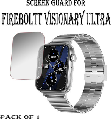 ejzatex Edge To Edge Screen Guard for FIRE BOLTT VISIONARY ULTRA SMARTWATCH(Pack of 1)