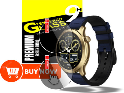 KANCHA Edge To Edge Screen Guard for NOISEFIT CREW PRO SMART WATCH(Pack of 2)