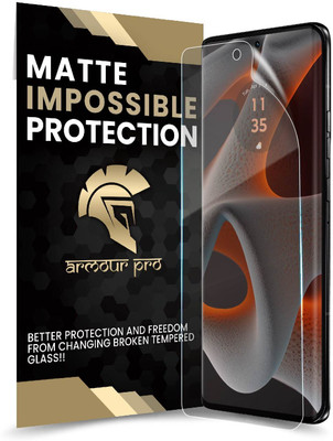 ArmourPro Edge To Edge Screen Guard for Motorola Edge 50 Pro 5G, Moto Edge 50 Pro 5G, Edge 50 Pro 5G, Motorola Edge 50 Pro, Moto Edge 50 Pro, ( Not a Tempered Glass, it’s a Matte Nano Fiber Guard)(Pack of 1)