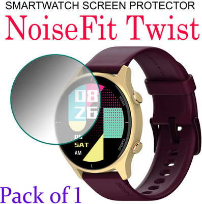 hirdesh Edge To Edge Screen Guard for NoiseFit Twist(Pack of 1)