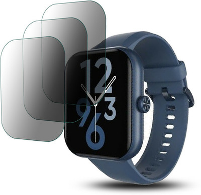 YCHROZE Edge To Edge Screen Guard for DIZO WATCH D PRO 1.85(Pack of 3)