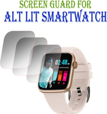 EJZATI Edge To Edge Screen Guard for ALT LIT SMARTWATCH(Pack of 3)
