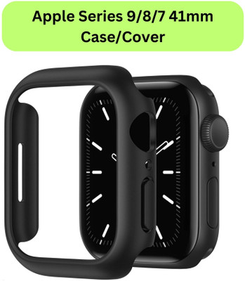 iWishKart Edge To Edge Screen Guard for Apple Watch Series 8 41 mm, Apple Watch Series 9 41 mm, Apple Watch Series 7 41mm, Smart Watch & Tempered Glass NOT included | Bumper Case Cover WITHOUT SCREEN GLASS | For Men and Women(Pack of 1)