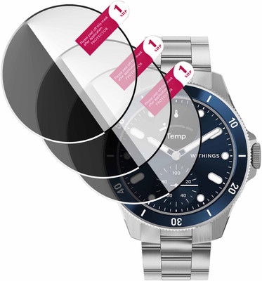 daffin Edge To Edge Screen Guard for Withings ScanWatch Nova(Pack of 3)