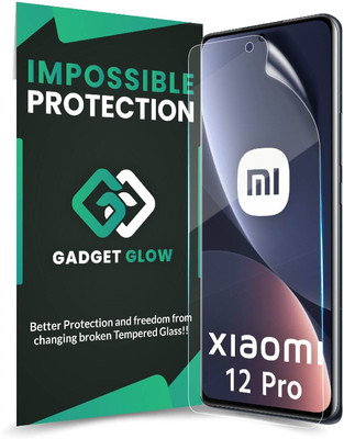 Gadget Glow Edge To Edge Screen Guard for Xiaomi 12 Pro 5G, Redmi 12 Pro 5G, Mi 12 Pro, ( Not a Tempered Glass, it’s a Nano Fiber Guard)(Pack of 1)