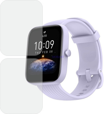 MOBART Edge To Edge Screen Guard for AMAZFIT BIP 3(Pack of 2)