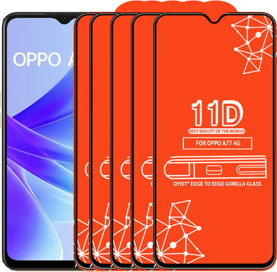 Qyist Edge To Edge Screen Guard for Oppo A77 4G(Pack of 5)