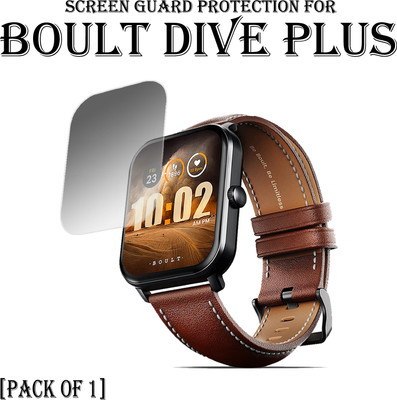 ejzatex Edge To Edge Screen Guard for BOULT DIVE PLUS SMARTWATCH(Pack of 1)