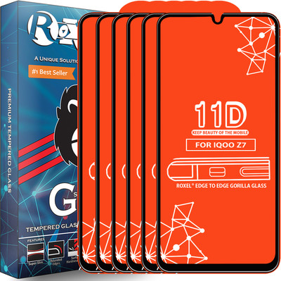 Roxel Edge To Edge Screen Guard for IQOO Z7(Pack of 6)