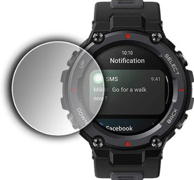 EJZATEX Edge To Edge Screen Guard for AMAZFIT T-REX PRO SMARTWATCH(Pack of 1)