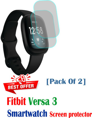 RapTag Edge To Edge Screen Guard for V2B:-Fitbit versa 3(Pack of 2)