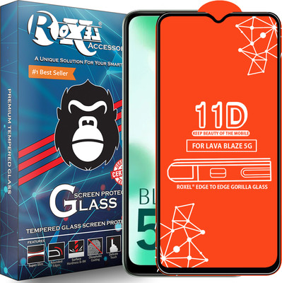 Roxel Edge To Edge Screen Guard for LAVA BLAZE 5G(Pack of 1)