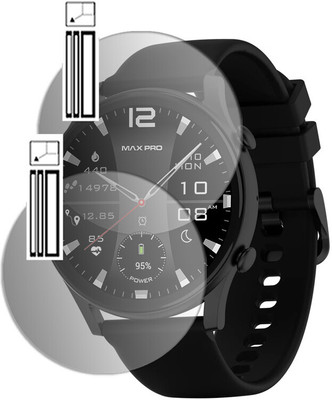 Screen Protector Edge To Edge Screen Guard for SMARTWATCH Maxima Max Pro Power(Pack of 2)