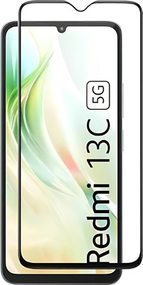 Monogamy Edge To Edge Tempered Glass for Redmi 13C, Redmi 13C 5G, Poco M6 5G, Poco C65, 6D(Pack of 1)