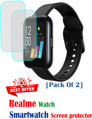 RapTag Edge To Edge Screen Guard for No 1:- Realme Watch(Pack of 2)