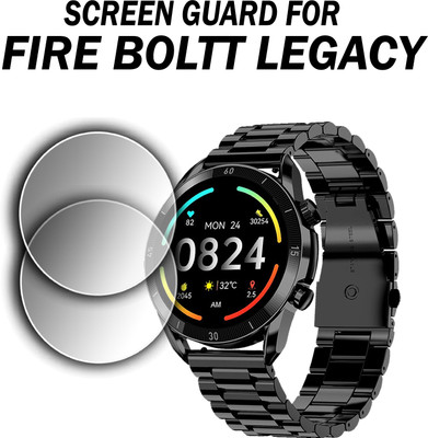 ejzatex Edge To Edge Screen Guard for FIRE BOLTT LEGACY SMARTWATCH(Pack of 2)