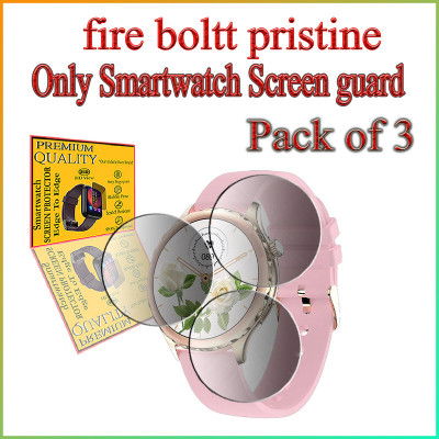 daffin Edge To Edge Screen Guard for Fire-Boltt Pristine(Pack of 3)