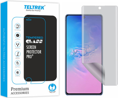 TELTREK Edge To Edge Screen Guard for Samsung Galaxy S10 Lite (Nano Liquid Anti Glare Matte)(Pack of 1)