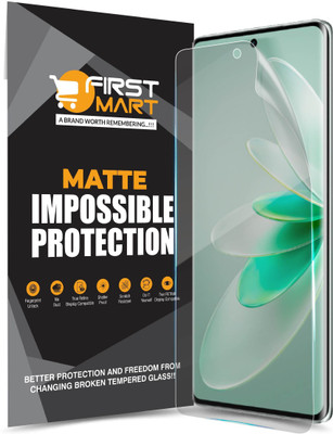 FIRST MART Edge To Edge Screen Guard for Vivo V27 5G, V27 5G, Vivo V27 Pro 5G, V27 Pro 5G, Vivo V29e 5G, V29e 5G, Not a Tempered Glass, it’s a Nano Fiber Membrane(Pack of 1)