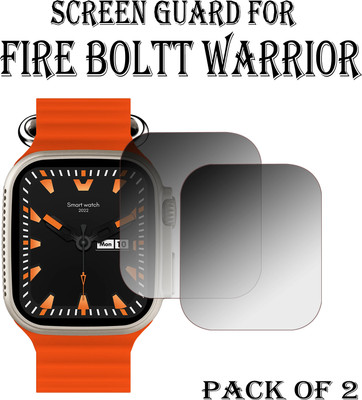 EJZATI Edge To Edge Screen Guard for FIRE BOLTT WARRIOR SMARTWATCH(Pack of 2)