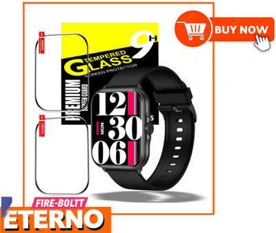 FINCH Edge To Edge Screen Guard for FIRE BOLTT ETERNO SMART WATCH 1.99 DISPLAY(Pack of 2)