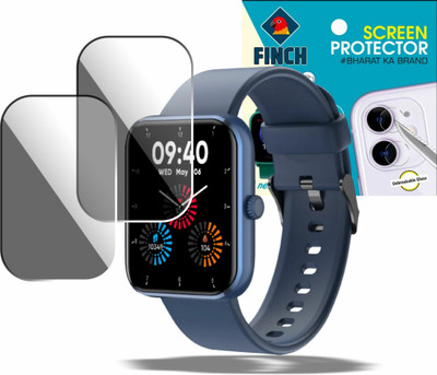 Olonga Edge To Edge Screen Guard for DIZO WATCH D ULTRA NEW CALLING SMART WATCH(Pack of 2)