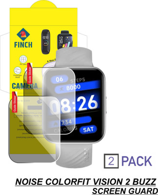 FINCH Edge To Edge Screen Guard for NOISE COLORFIT VISION 2 BUZZ(Pack of 2)