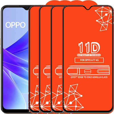 Qyist Edge To Edge Screen Guard for Oppo A77 4G(Pack of 4)