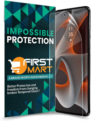 FIRST MART Edge To Edge Screen Guard for Motorola Edge 50 Pro 5G, Moto Edge 50 Pro 5G, Edge 50 Pro 5G, Motorola Edge 50 Pro, Moto Edge 50 Pro, ( Not a Tempered Glass, it’s a Nano Fiber Guard)(Pack of 1)