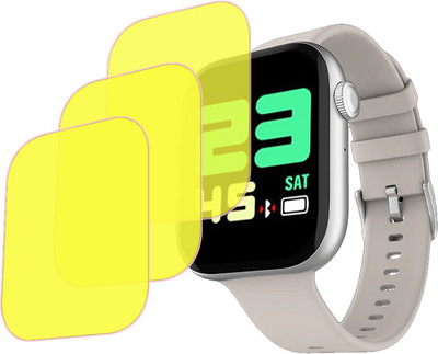 ejzatex Edge To Edge Screen Guard for FIRE BOLTT FIGHTER SMARTWATCH(Pack of 3)