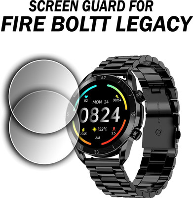 EJZATEX Edge To Edge Screen Guard for FIRE BOLTT LEGACY SMARTWATCH(Pack of 2)