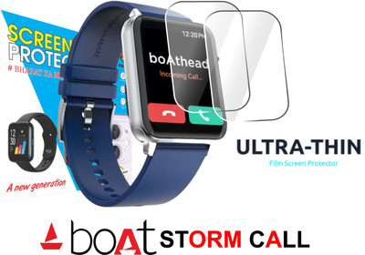 FINCH Edge To Edge Screen Guard for BOAT STORM CALL WATCH(Pack of 2)