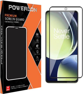 POWERLON Edge To Edge Screen Guard for One Plus Nord CE 3 Lite Tempered Glass Screen Protector with Easy Installation kit(Pack of 1)