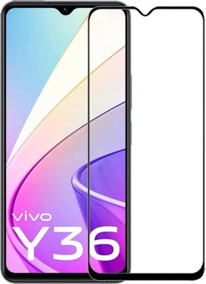 Vigorous Edge To Edge Tempered Glass for Vivo Y36 5G(Pack of 1)