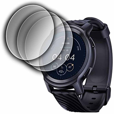 hirdesh Edge To Edge Screen Guard for Motorola Moto Watch 100(Pack of 3)